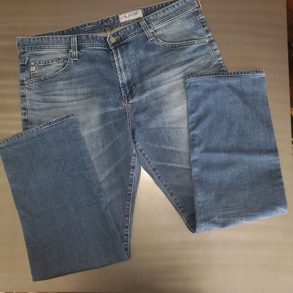 AG Adriano Goldschmied Graduate AG-ED Jeans Men's 38 Tailored Straight Blue